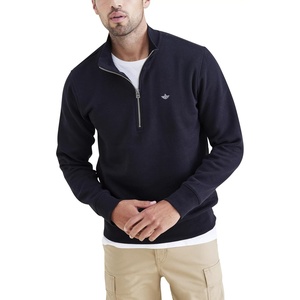 image:imageDockers mens Regular Fit Long Sleeve 14 Zip Fleece SweatshirtBeautiful Black