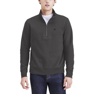 image:imageDockers mens Regular Fit Long Sleeve 14 Zip Fleece SweatshirtCharcoal Grey Heather