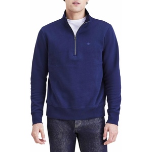 image:imageDockers mens Regular Fit Long Sleeve 14 Zip Fleece SweatshirtNavy Blazer