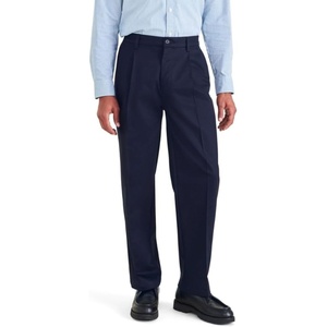 image:imageRelaxed Fit Signature Iron Free Khaki with Stain Defender Pants  PleatedNavy Blazer Stretch