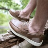 image:imageDOCKERS Mens Beacon Classic Leather Boat Shoes with Stain DefenderTan