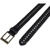 image:imageDOCKERS Mens Braided Leather Belt Fully Adjustable Casual Strap for Everyday WearBlack Glazed
