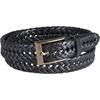 image:imageDOCKERS Mens Braided Leather Belt Fully Adjustable Casual Strap for Everyday WearBlack Glazed