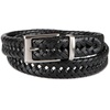 image:imageDOCKERS Mens Braided Leather Belt Fully Adjustable Casual Strap for Everyday WearBlack Lace