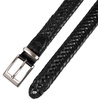 image:imageDOCKERS Mens Braided Leather Belt Fully Adjustable Casual Strap for Everyday WearBlack Lace