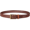 image:imageDOCKERS Mens Braided Leather Belt Fully Adjustable Casual Strap for Everyday WearTan