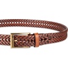 image:imageDOCKERS Mens Braided Leather Belt Fully Adjustable Casual Strap for Everyday WearTan
