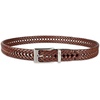 image:imageDOCKERS Mens Braided Leather Belt Fully Adjustable Casual Strap for Everyday WearTan Lace