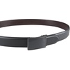 image:imageDOCKERS Mens Custom Fit Beltswith Track Pressure Locking Buckle TechnologySleek Black
