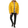 image:imageDOCKERS Mens Dockers Mens Recycled Quilted Hooded Puffer JacketGold