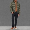 image:imageDOCKERS Mens Dockers Mens Recycled Quilted Hooded Puffer JacketOlive