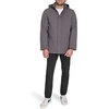 image:imageDOCKERS Mens Lightweight Walking Coat With Removable HoodAsphalt