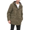 image:imageDOCKERS Mens Micro Twill Long Hooded ParkaOlive