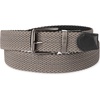 image:imageDOCKERS Mens Reversible Stretch Fabric Braid Belt  Summer Belt Golf Belt NauticalBlackGray