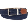 image:imageDOCKERS Mens Reversible Stretch Fabric Braid Belt  Summer Belt Golf Belt NauticalKhakiNavy