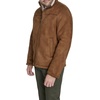 image:imageDOCKERS Mens Stand Collar Faux Shearling JacketCognac