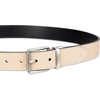 image:imageDOCKERS Mens Twoinone Reversible Rotative Buckle Everyday Casual Dress Belt Regular and Big amp Tall SizingBeigeBlack