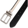 image:imageDOCKERS Mens Twoinone Reversible Rotative Buckle Everyday Casual Dress Belt Regular and Big amp Tall SizingBeigeBlack