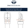 image:imageDOCKERS Mens Twoinone Reversible Rotative Buckle Everyday Casual Dress Belt Regular and Big amp Tall SizingBlackBrown