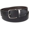image:imageDOCKERS Mens Twoinone Reversible Rotative Buckle Everyday Casual Dress Belt Regular and Big amp Tall SizingBlackBrown Stitch