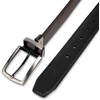 image:imageDOCKERS Mens Twoinone Reversible Rotative Buckle Everyday Casual Dress Belt Regular and Big amp Tall SizingBrownBlack