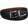 image:imageDOCKERS Mens Twoinone Reversible Rotative Buckle Everyday Casual Dress Belt Regular and Big amp Tall SizingCognacBlack Stretch