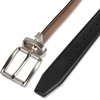 image:imageDOCKERS Mens Twoinone Reversible Rotative Buckle Everyday Casual Dress Belt Regular and Big amp Tall SizingCognacBlack Stretch