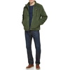 image:imageDOCKERS Mens Zip Front Sherpa Fleece Jacket With Chest PocketDark Olive