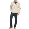 image:imageDOCKERS Mens Zip Front Sherpa Fleece Jacket With Chest PocketKhaki