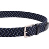 image:imageDockers Mens 1 38 in Stretch Fabric Braided BeltBlackGreyNavy