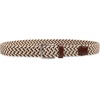 image:imageDockers Mens 1 38 in Stretch Fabric Braided BeltBrownBeigeCream
