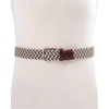 image:imageDockers Mens 1 38 in Stretch Fabric Braided BeltBrownBeigeCream