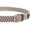 image:imageDockers Mens 1 38 in Stretch Fabric Braided BeltBrownBeigeCream