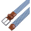 image:imageDockers Mens 1 38 in Stretch Fabric Braided BeltEgretWheatGrey