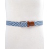 image:imageDockers Mens 1 38 in Stretch Fabric Braided BeltEgretWheatGrey