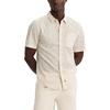 image:imageDockers Mens Dockers Mens Regular Fit Short Sleeve Ultimate ShirtSahara Khaki Print