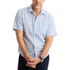 image:imageDockers Mens Dockers Mens Regular Fit Short Sleeve Ultimate ShirtVista Blue Plaid