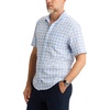 image:imageDockers Mens Dockers Mens Regular Fit Short Sleeve Ultimate ShirtVista Blue Plaid