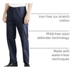 image:imageDockers Mens Dockers Mens Signature Khaki Classic Fit Iron Free with Stain Defender Regular and Big amp TallNavy Blazer