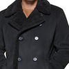 image:imageDockers Mens Faux Shearling MidLength OvercoatBlack