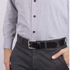 image:imageDockers Mens Leather Casual Belt Everyday Style Regular and Big amp Tall SizingBlack
