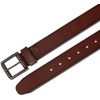 image:imageDockers Mens Leather Casual Belt Everyday Style Regular and Big amp Tall SizingBrown