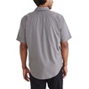 image:imageDockers Mens Regular Fit Short Sleeve Utility ShirtCar Park Grey  Solid Rip Stop