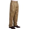image:imageDockers Mens Relaxed Fit Signature Khaki Lux Cotton Stretch Pants  PleatedDark Khaki Cottondiscontinued