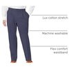 image:imageDockers Mens Relaxed Fit Signature Khaki Lux Cotton Stretch Pants  PleatedDockers Navy Stretch