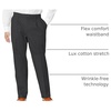 image:imageDockers Mens Relaxed Fit Signature Khaki Lux Cotton Stretch Pants  PleatedSteelhead