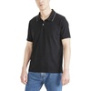 image:imageDockers Mens Short Sleeve Perfect Performance Polo Regular and Big amp TallBeautiful Black