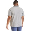 image:imageDockers Mens Short Sleeve Perfect Performance Polo Regular and Big amp TallGray Heather