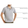 image:imageDockers Mens Short Sleeve Perfect Performance Polo Regular and Big amp TallGray Heather