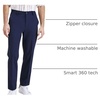 image:imageDockers Mens Signature Go Straight Fit Khaki Smart 360 Tech Pants Regular and Big amp TallNavy Blazer Stretch